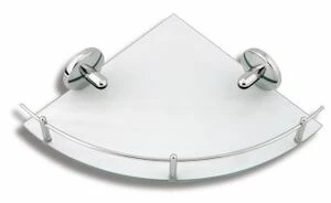 Угловая полка с ограждением Novaservis Metalia 1 6158.0 хром