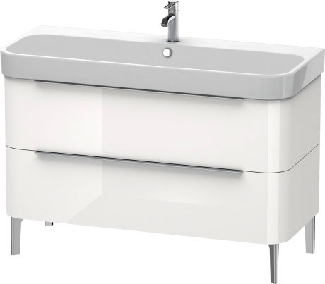 H2637501313 Тумбочка напольная Happy D.2 #H26375 1175 x 480 мм Американский орех, натуральный шпон Duravit - Вид №2