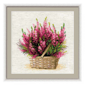 1324 Набор для вышивания Шотландский вереск 25 х 25 см RIOLIS Сотвори Сама