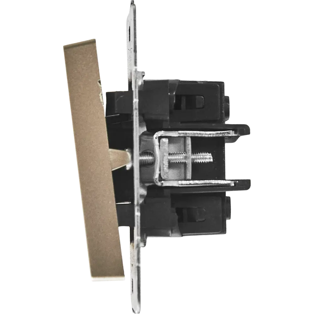 87761744 Выключатель встраиваемый IEK Brite жалюзи цвет шампань STLM-1107272 - Вид №3