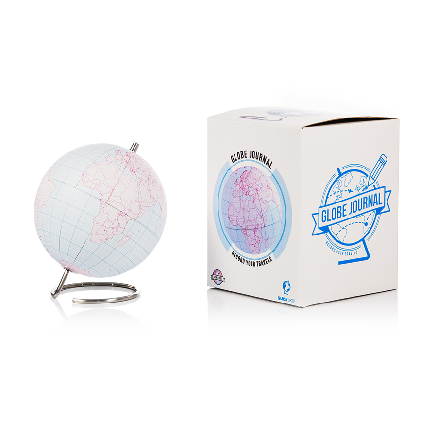 Глобус для разукрашивания Journal малый SUCK UK SKGLOBEGRID2 - Вид №7