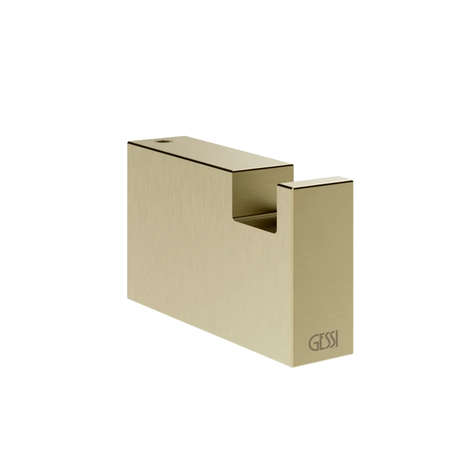 Крючок для халата 20921 727 Gessi Rettangolo k ЛАТУНЬ МАТОВАЯ PVD 20921727