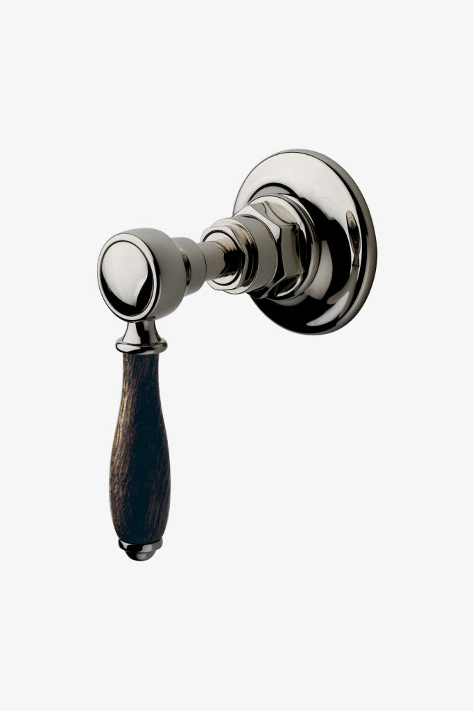 EAVC76 Облицовка клапана регулировки объема Easton Vintage с дубовой ручкой Waterworks 