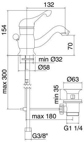 Rubinetterie Treemme Piccadilly  2110  - Вид №4