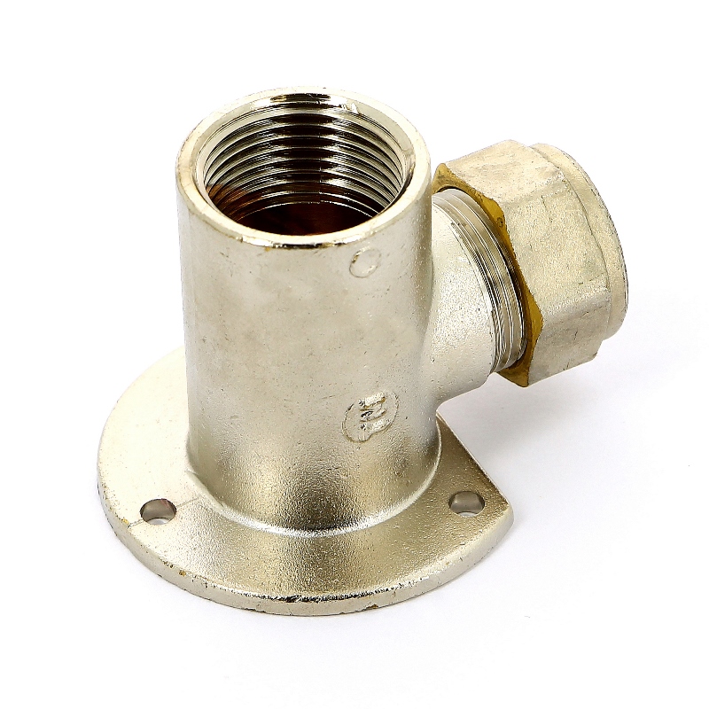 Водорозетка обжим-В никелированная TIEMME 18х3/4" 1100181 - Вид №2