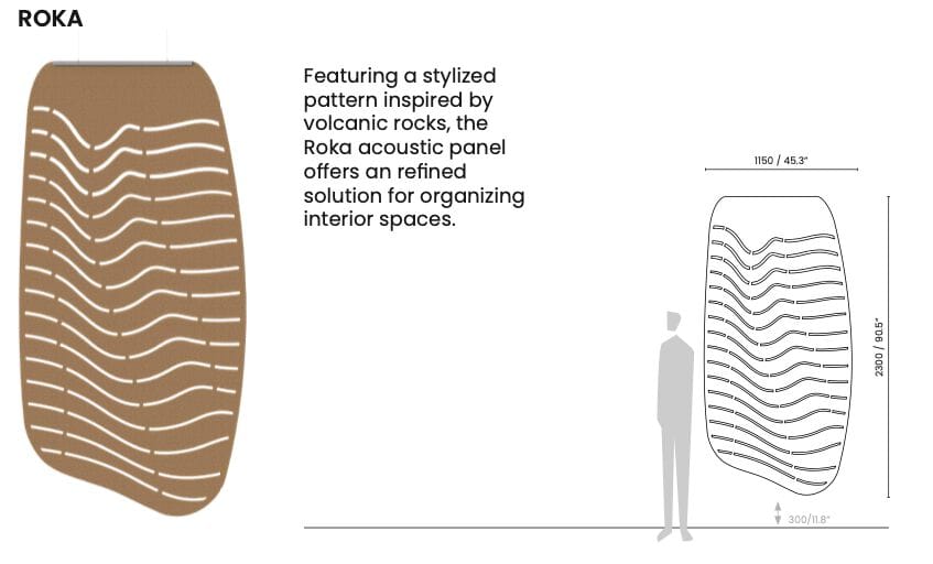 Подвесная офисная акустическая панель Askia IRREGULAR ARCH-00073339 - Вид №1