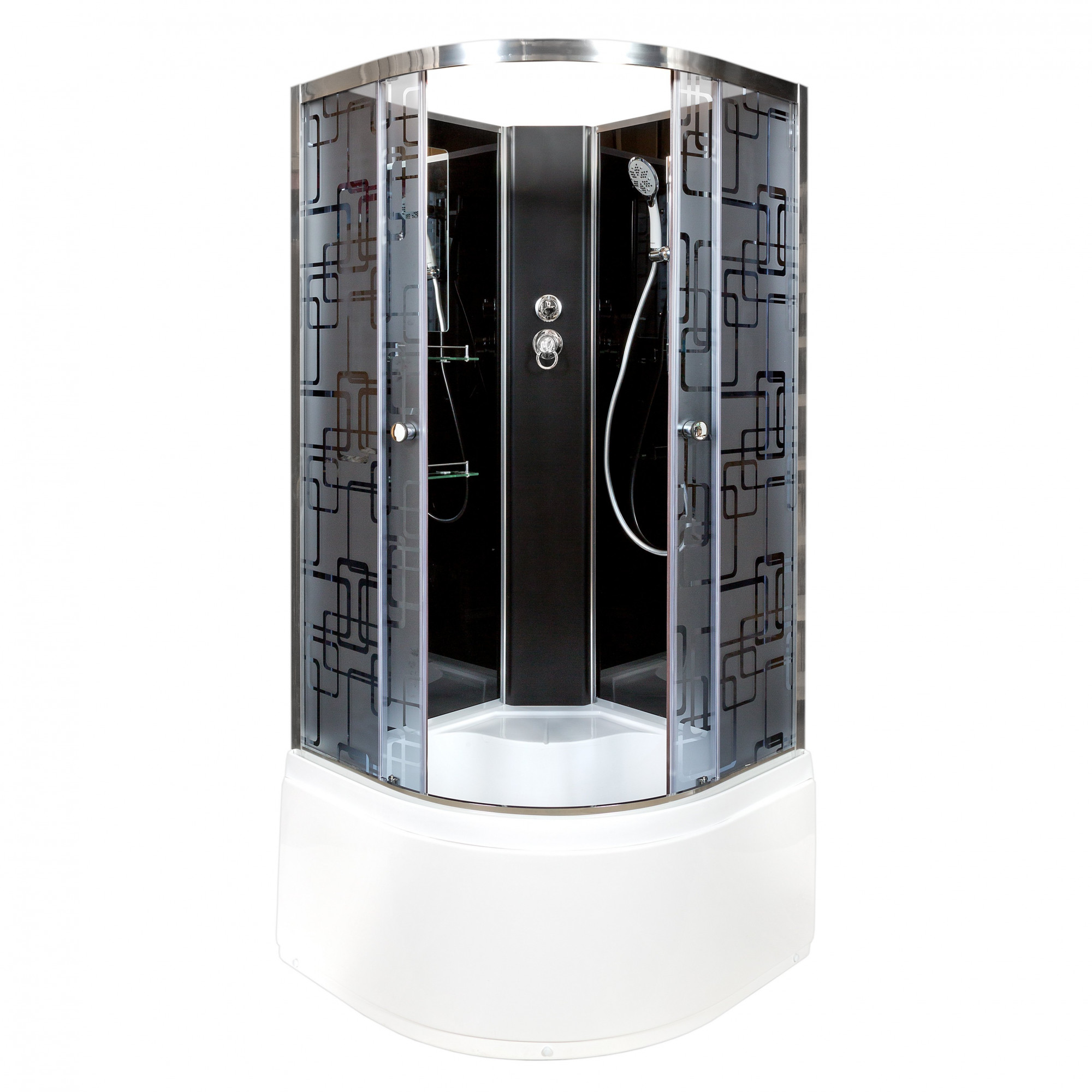 ЕМ1512 L N (без крыши) Душевая кабина DETO Серия EM BМ4510 N (без крыши) BLACK