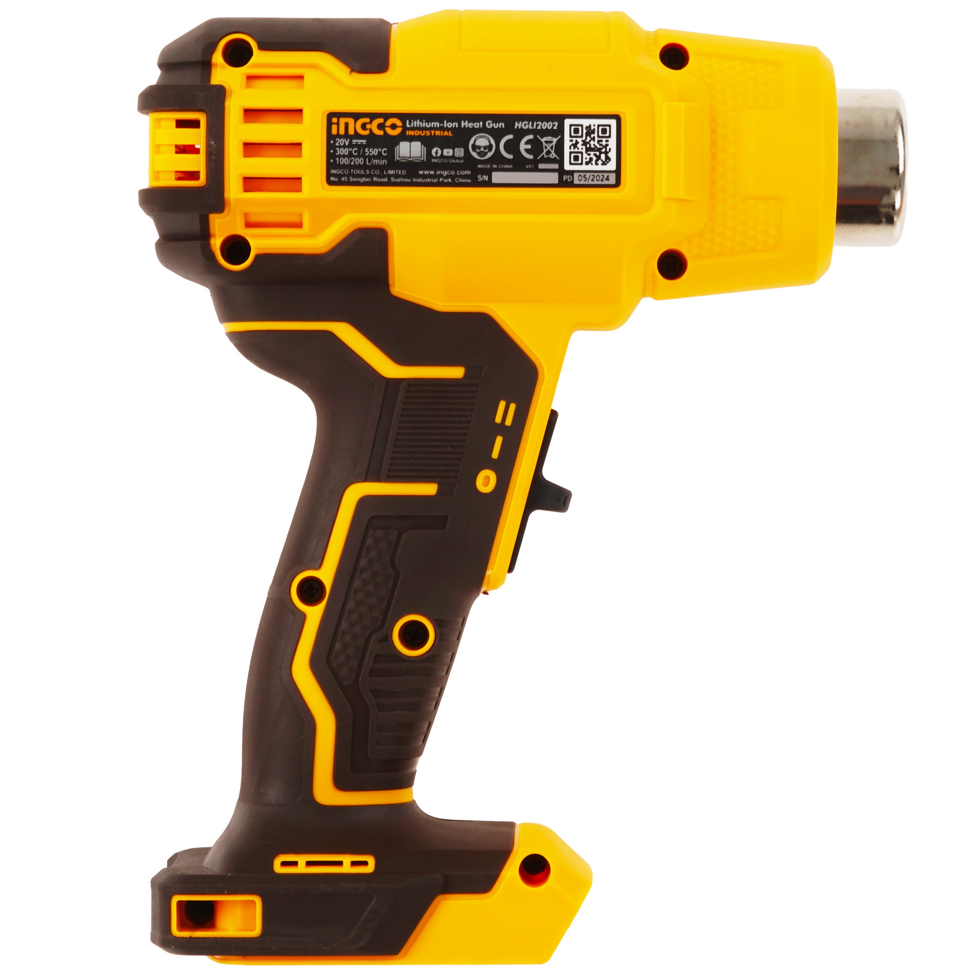 Строительный фен SUPER INGCO HGLI2002   , Без ЗУ, Без АКБ 9213747 STDN-0089843 - Вид №2