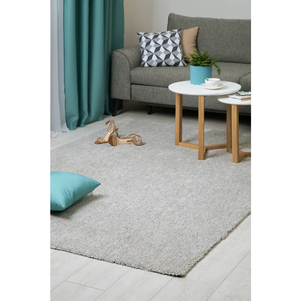 Ковер полиэстер Лавсан 80x150 см цвет серый Amigo STLM-2188192 - Вид №6