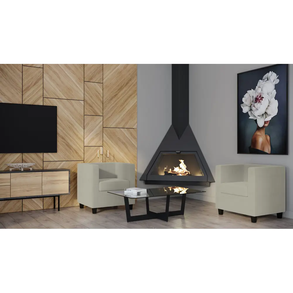 Кресло полиэстер Seasons Корса 73x65x73 см цвет бежевый 85151534 STLM-2116221  - Вид №2