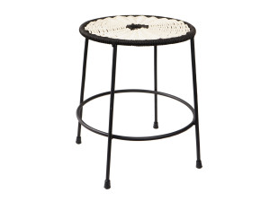 Садовый стул с низким железом и веревкой