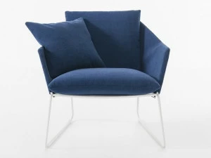 Saba Italia Садовое кресло на санках со съемным чехлом из ткани New york