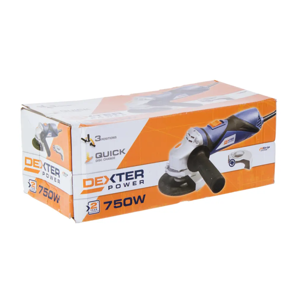Углошлифовальная машина (болгарка) Dexter Power, 750 Вт, 115 мм STLM-2098585 - Вид №4