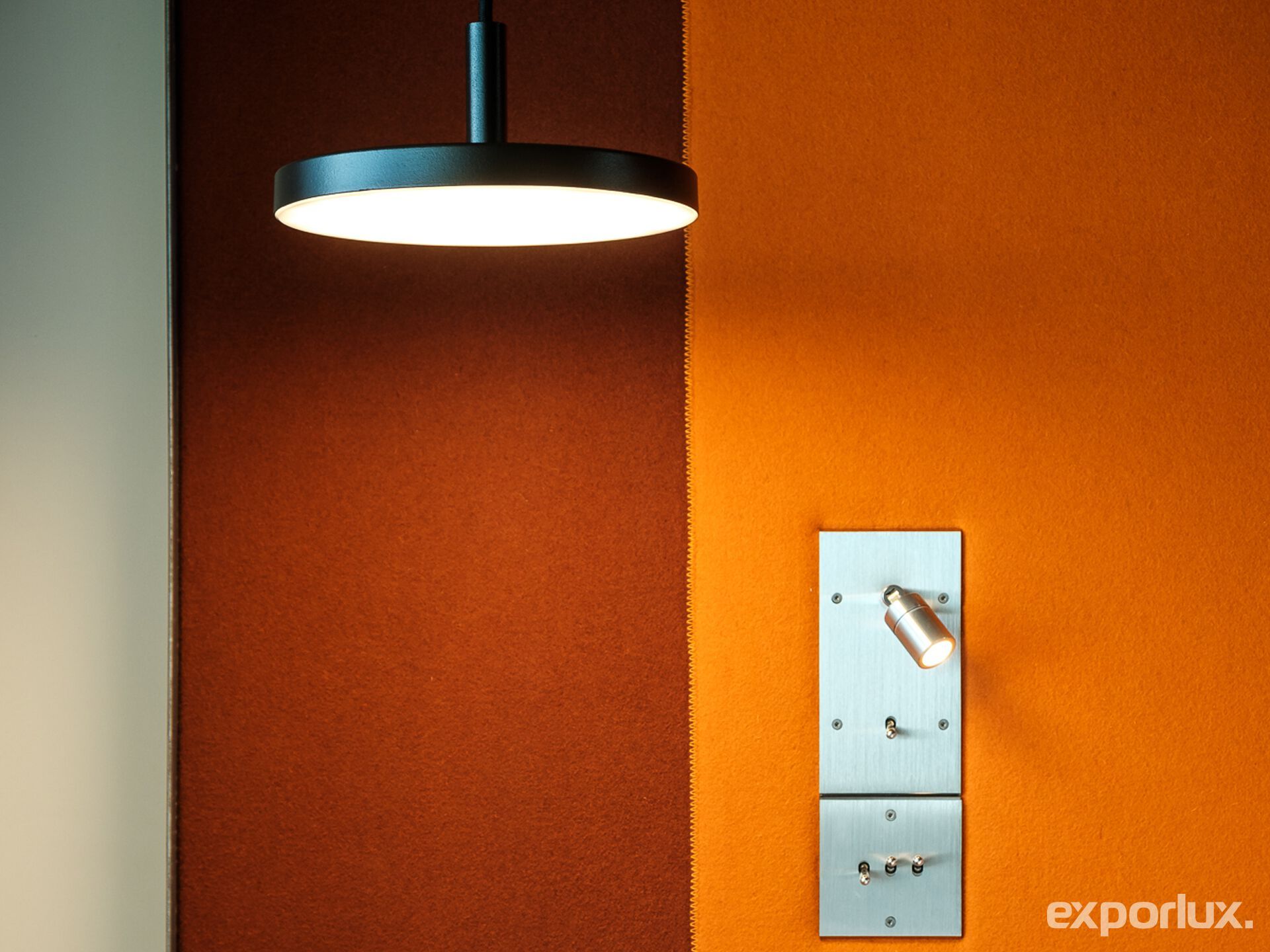 Алюминиевый светодиодный подвесной светильник Exporlux P# P06 TE SUD Ø200 ARCH-00063456 - Вид №2