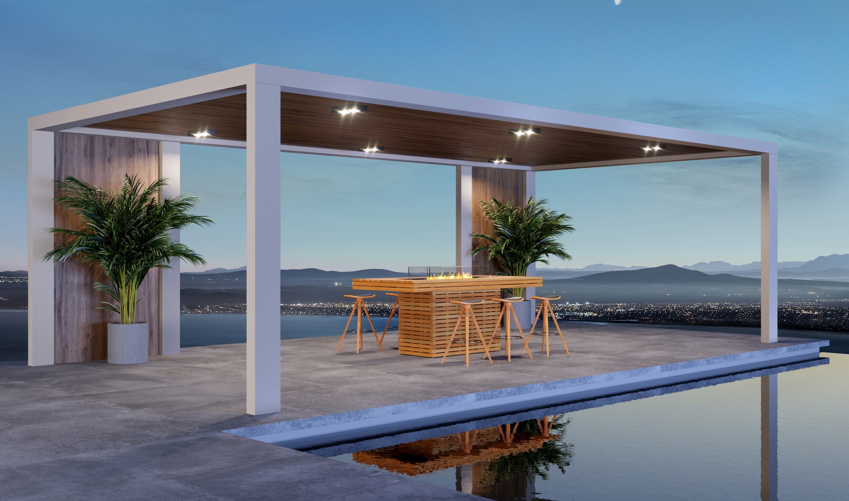 Отдельно стоящий камин на биоэтаноле или газе EcoSmart Fire Каминные столы ARCH-00047838 - Вид №1