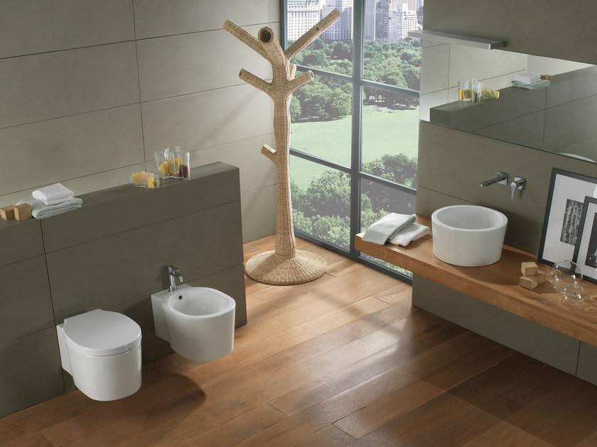 8812 Подвесной унитаз настенный Белый Scarabeo Ceramiche Bucket Италия - Вид №1