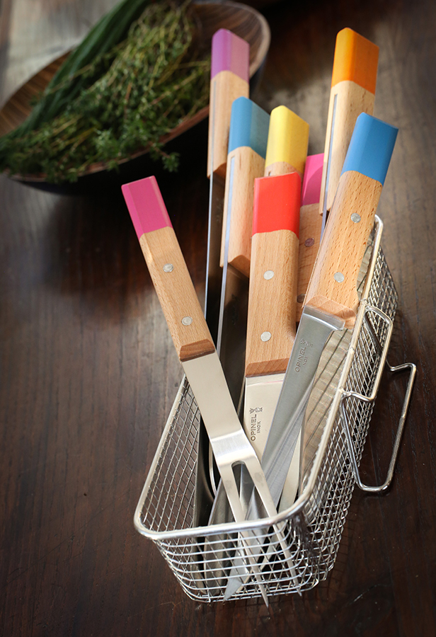 Вилка Parallele для мяса розовая Opinel 002131 - Вид №2