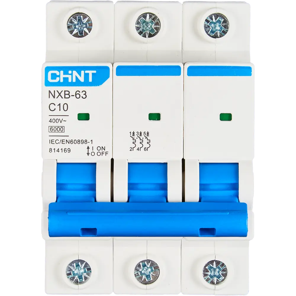Автоматический выключатель CHINT NXB-63S 3P C25 А 4.5 кА 85334590 STLM-2154695  - Вид №2