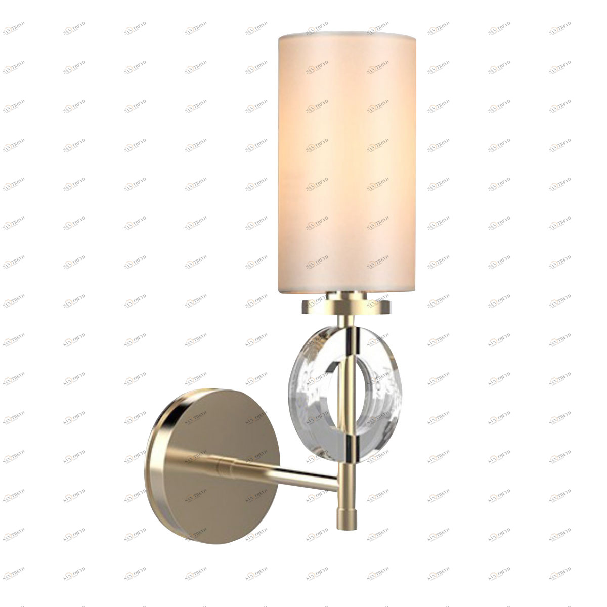 Бра настенное белое Delight Collection Felton 1 KM0842W-1 DELIGHT COLLECTION  00-3882849 Белый 