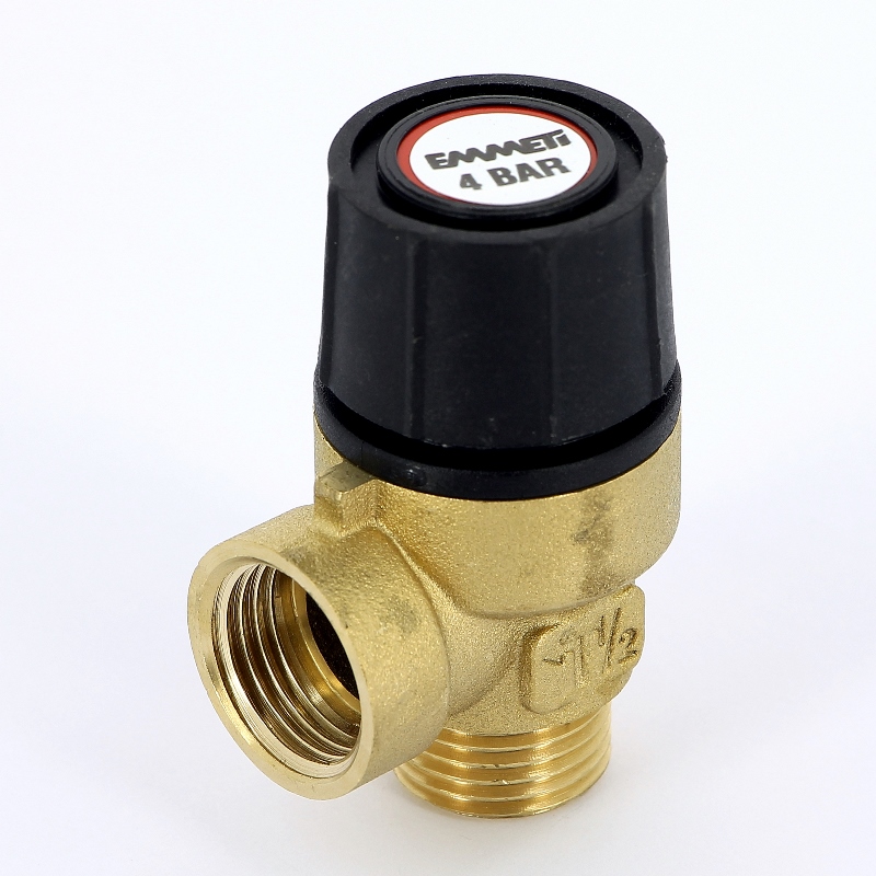 Клапан предохранительный НВ с нестандартной регулировкой EMMETI 1/2" 4 бар 00206040 - Вид №1