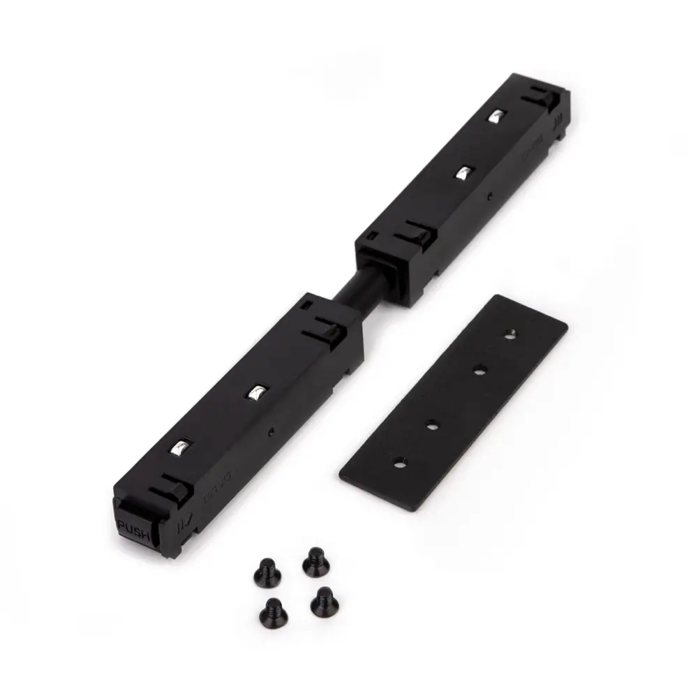Коннектор Elektrostandard Slim Magnetic 85096/00 прямой для соединения трековых шинопроводов цвет черный 86375713 STLM-2052622 Santreyd 