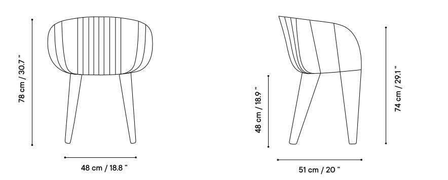 Штабелируемый садовый стул из оцинкованной стали iSimar оливковое дерево ARCH-00019547 - Вид №8