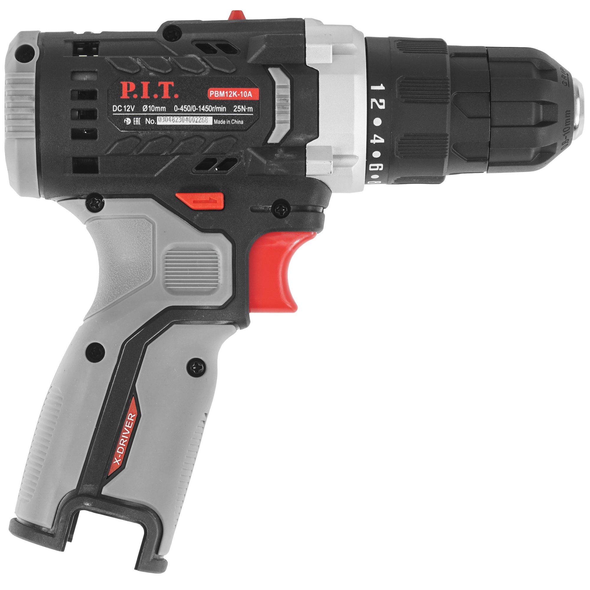 Дрель-шуруповерт PIT PBM12K-10A X-DRIVER SOLO OnePower 12V  , Без ЗУ, Без АКБ 9086495 STDN-0117270 - Вид №1