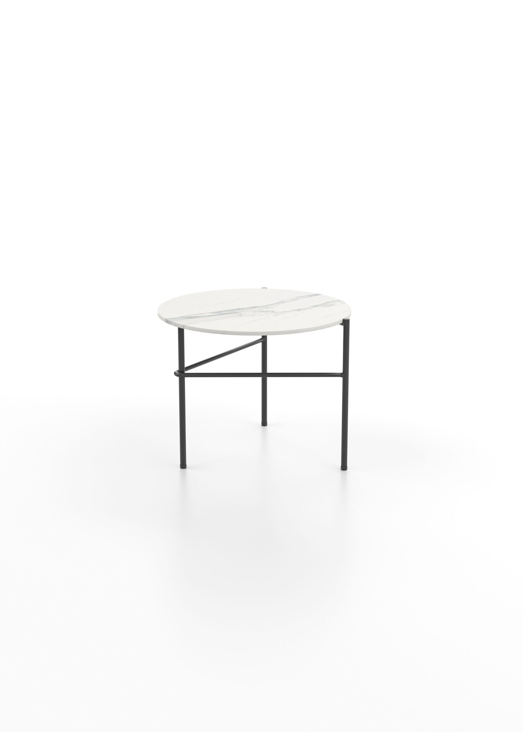 Круглый журнальный столик из Dekton® и стали Omelette Editions DOWNTOWN ARCH-00122819 - Вид №1