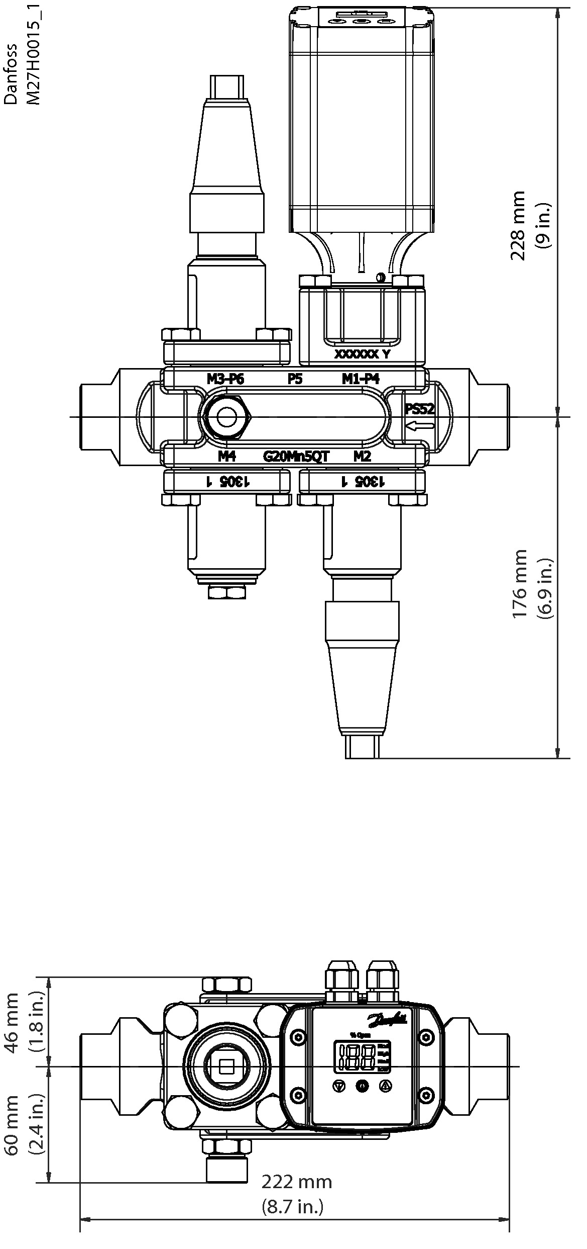 Danfoss ICF 20 — многофункциональные клапанные станции ICF 20-6-2RB(20 D)Клапан-регул. универ. 027L3398  - Вид №2
