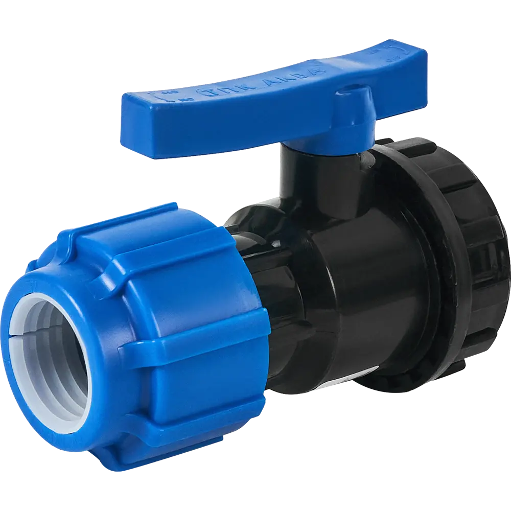 Кран разъемный ПНД Политэк для водоснабжения 32x3/4" 85358388 STLM-0062134