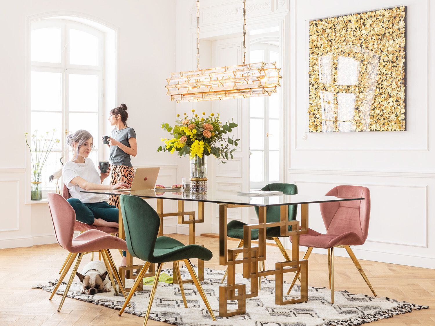 Декоративная рамка / объект стены KARE Design GOLD FLOWER ARCH-00128463 - Вид №1