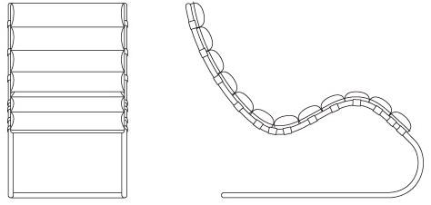 KNOLL Мягкое кожаное кресло для отдыха Mr sun-id-1495271 - Вид №4
