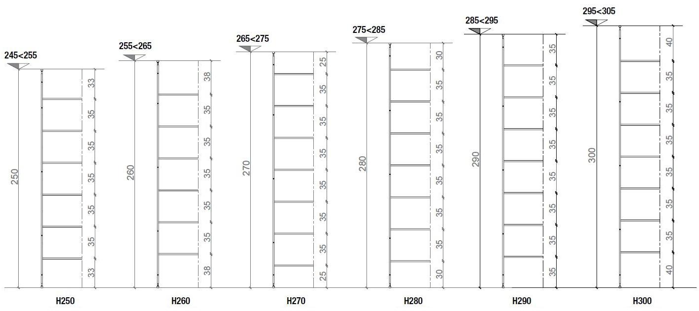 MDF Italia Открытая разделительная полка из алюминия в современном стиле с креплением к полу Minima sun-id-1352840 - Вид №4