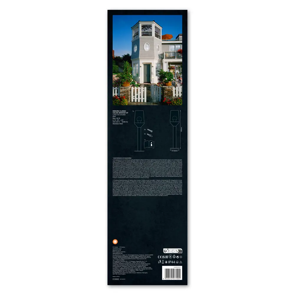 Столб уличный Ledvance «Endura Classic» ST 50 см цвет черно-серебристый 87098892 STLM-2070957  - Вид №5
