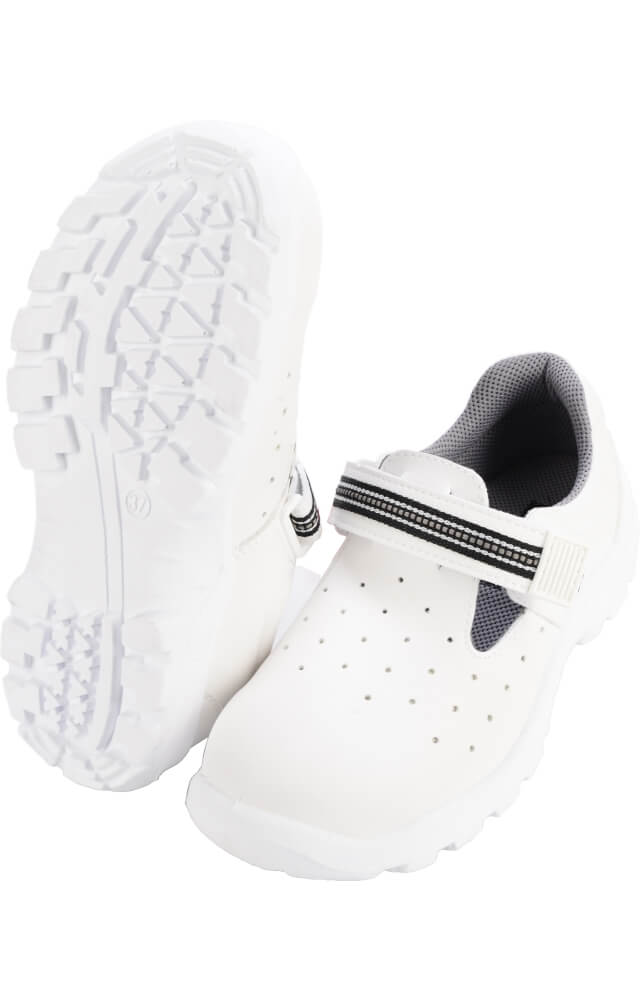 5030262 Сандалии "Weiß" белые c металлическим подноском  Спецобувь с металлическим и композитным подноском  размер 45 Спецодежда 