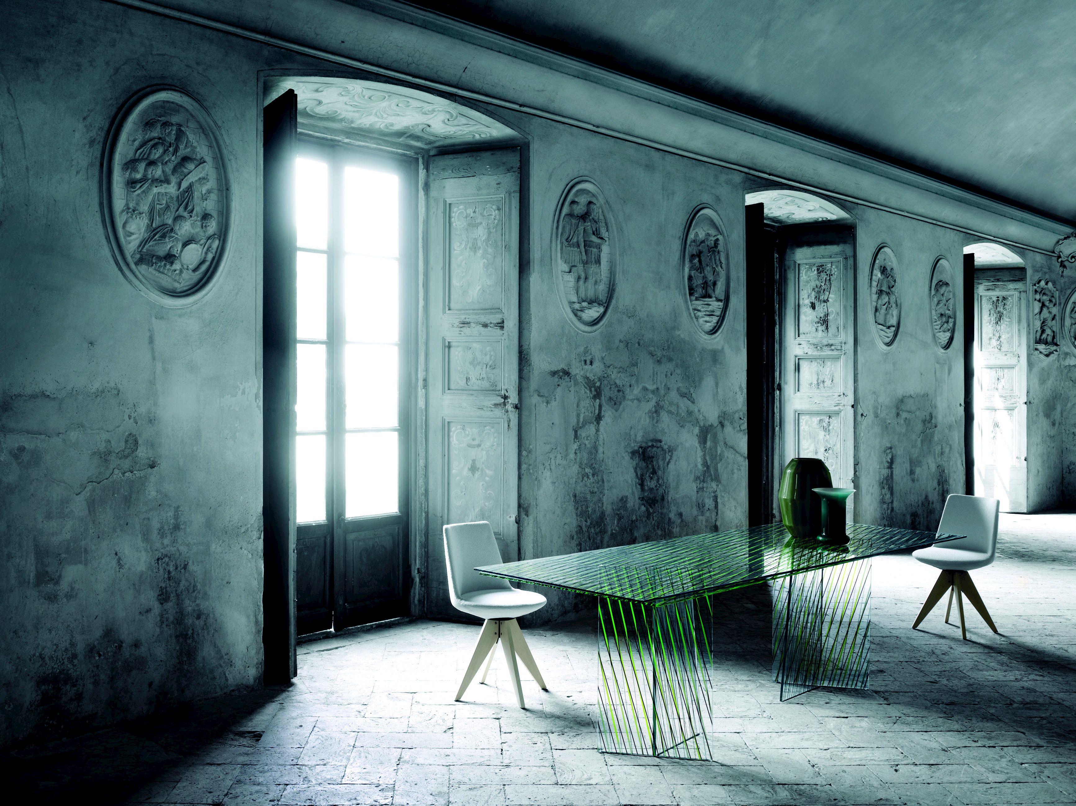 Прямоугольный Хрустальный стол Glas Italia CROSSING ARCH-00054100 - Вид №4