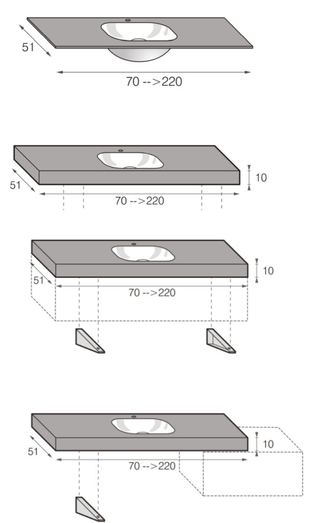 Oyster Mastella  Freedom  Worktops & consoles - Вид №3