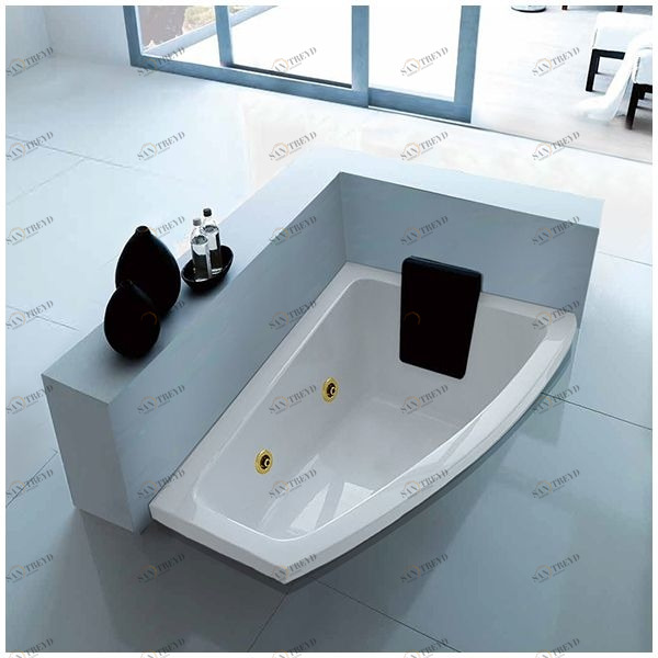 Ванна с гидромассажем белая с золотом Gruppo treesse Asyx DXSTDV8267Z