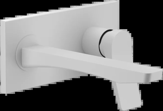 Смеситель для умывальника 59089 279 Gessi Rilievo МАТОВО-БЕЛЫЙ