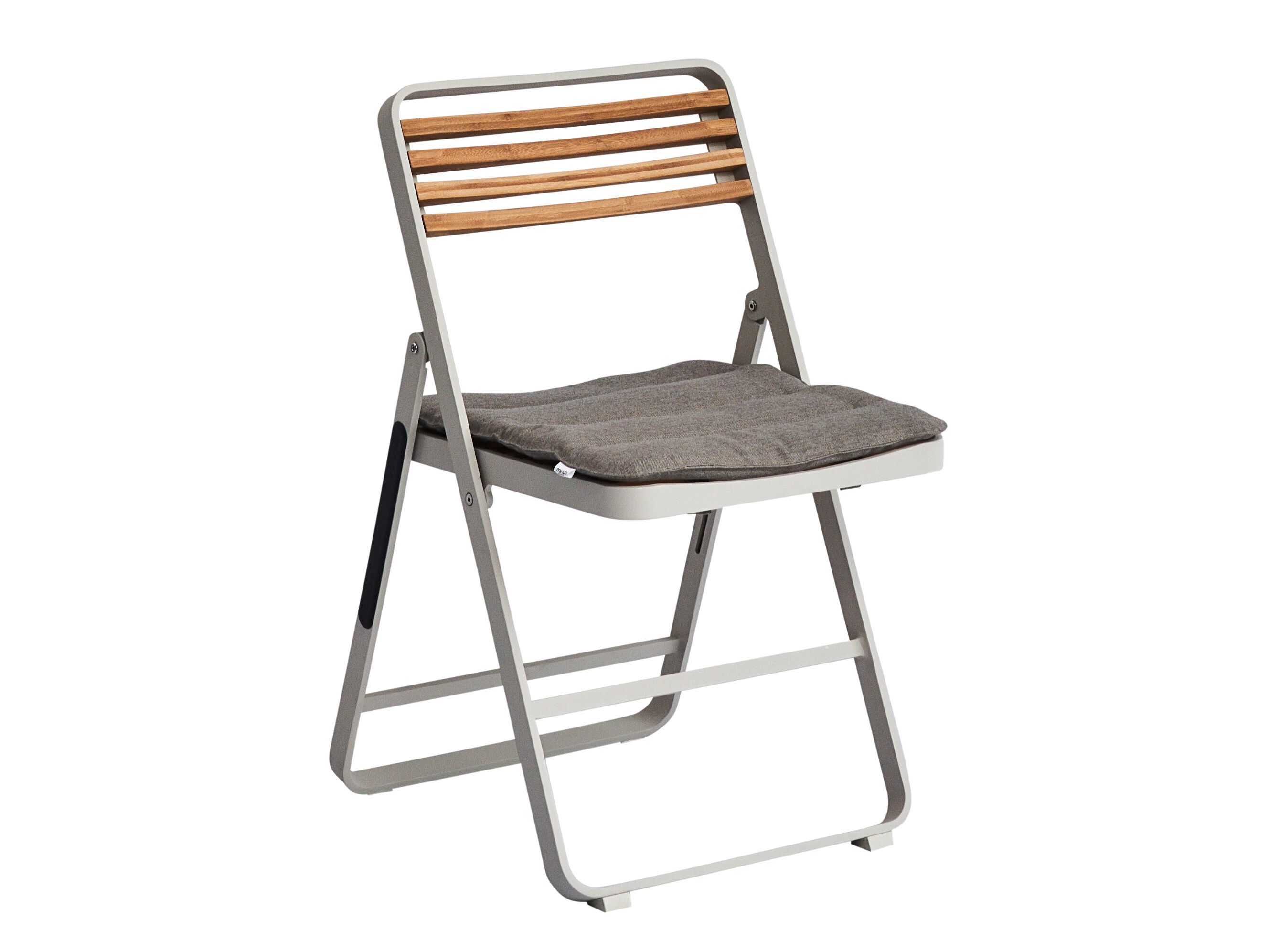 Складной стул из алюминия и бамбука с открытой спинкой Mindo Mindo 121 ARCH-00150806 - Вид №30