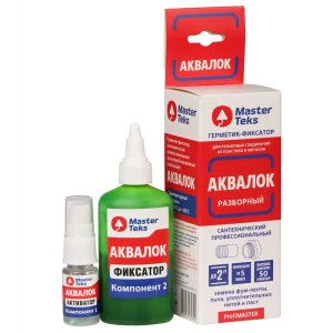 Паста уплотнительная Masterteks Аквалок для резьбовых соединений, 60 мл