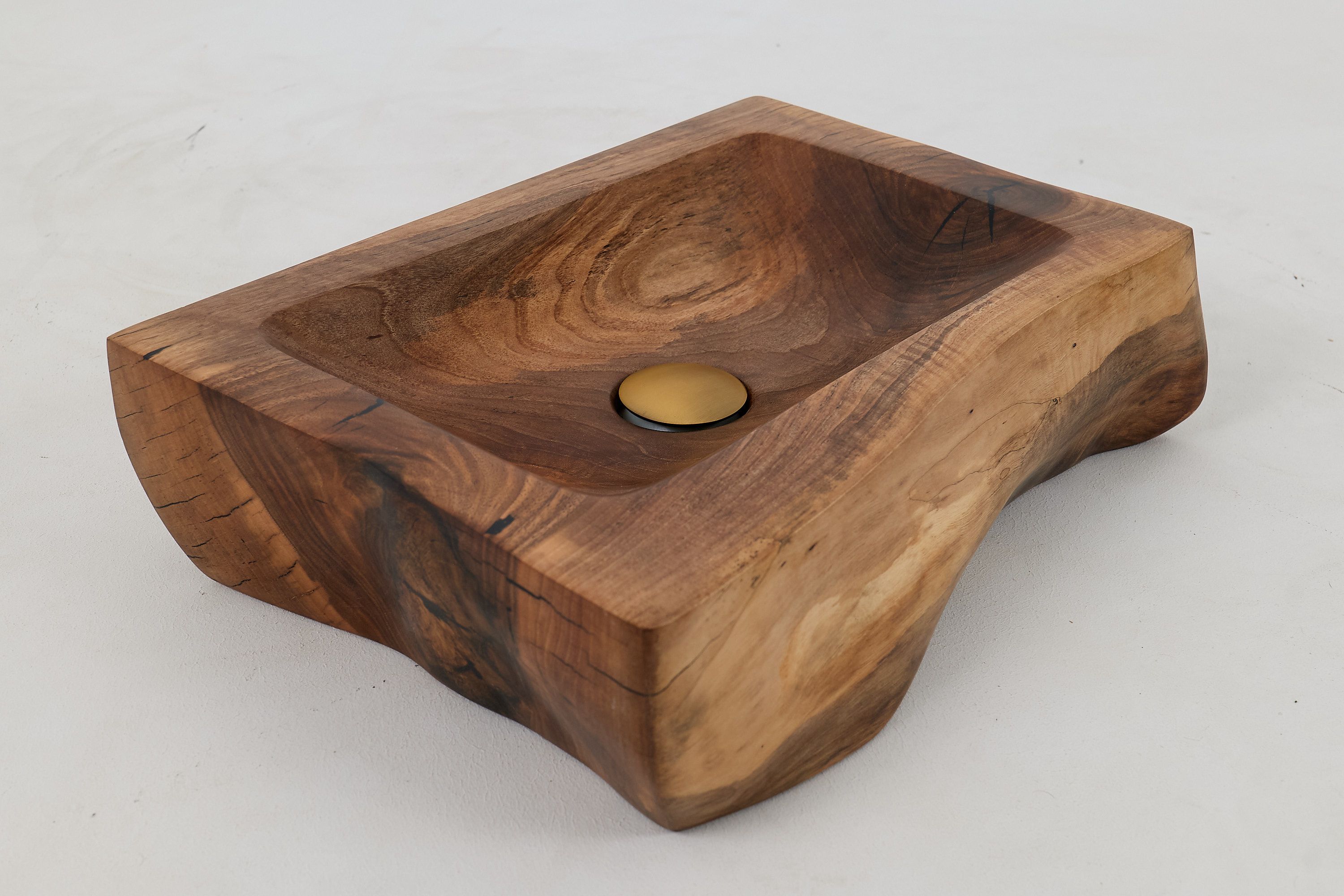 Твердая деревянная раковина / умывальник Logniture Banik ARCH-00028830 - Вид №14