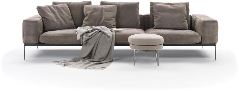 Flexform 3-х местный тканевый диван со съемным чехлом Lifesteel sun-id-1471852 - Вид №1