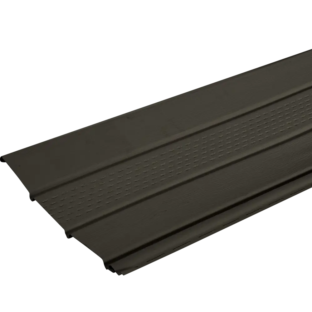 Софит кровельный ПВХ MONLID корабельный брус 3 м коричневый 0.61 м² STLM-2194981