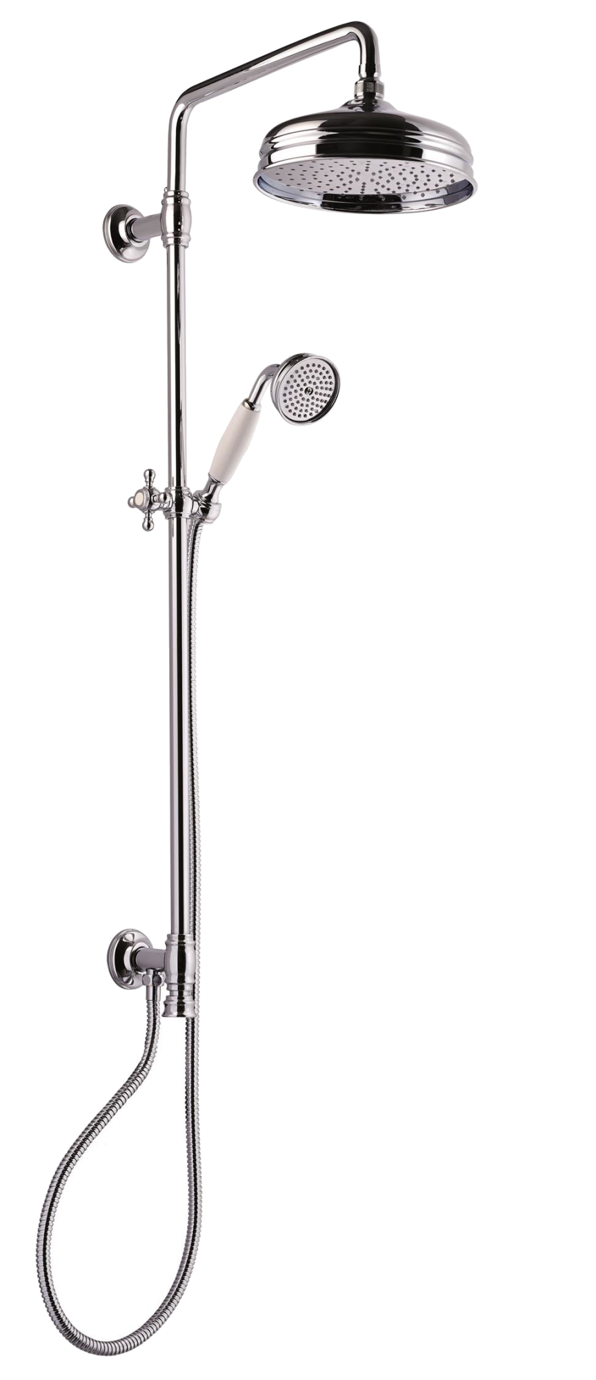 30027/IA-A-CR CARIMALI Колониальная розетка с высокой стенкой, Колониальная лейка душа 