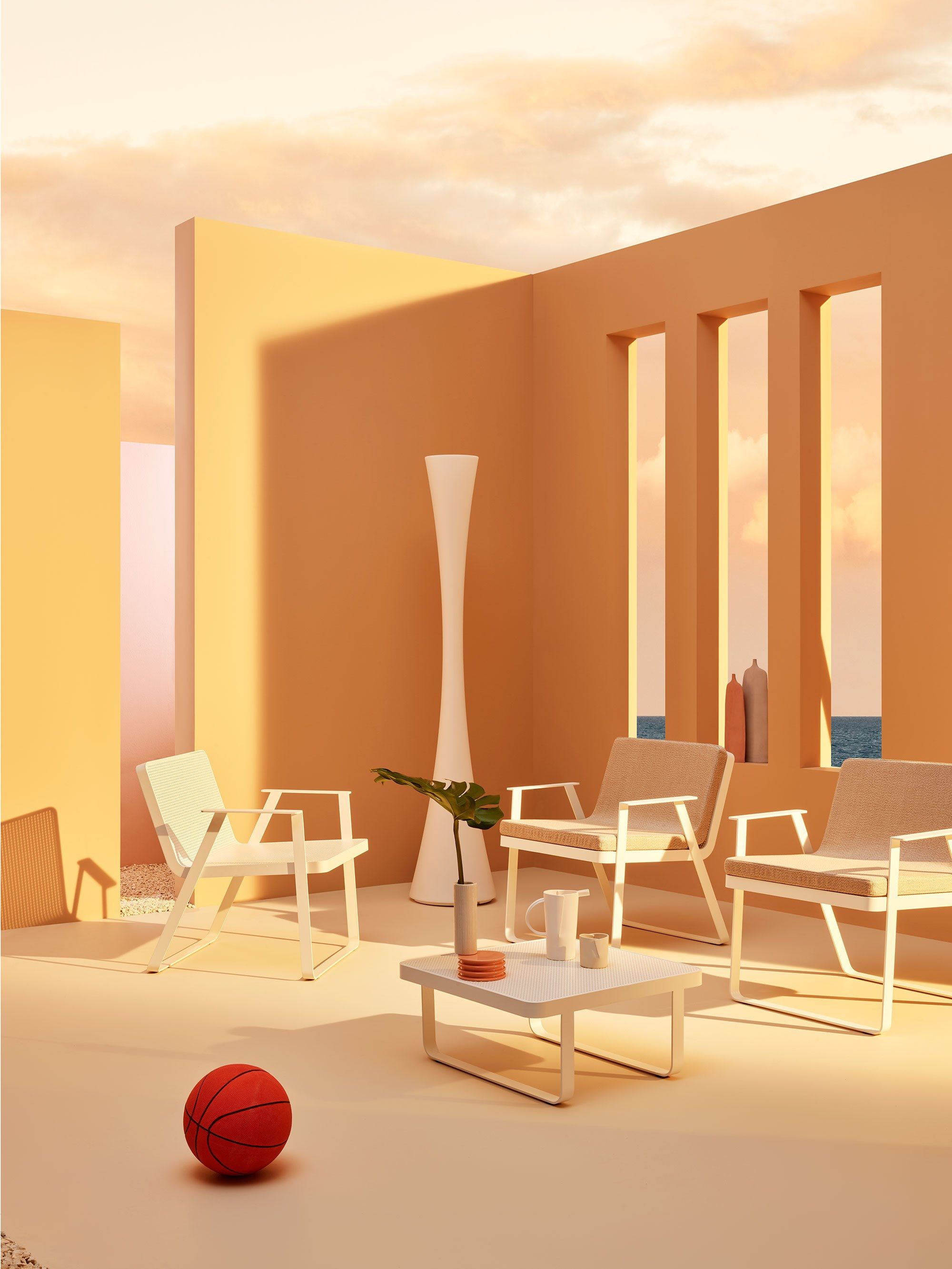 Алюминиевый квадратный садовый стол Terraforma Makemake ARCH-00048535