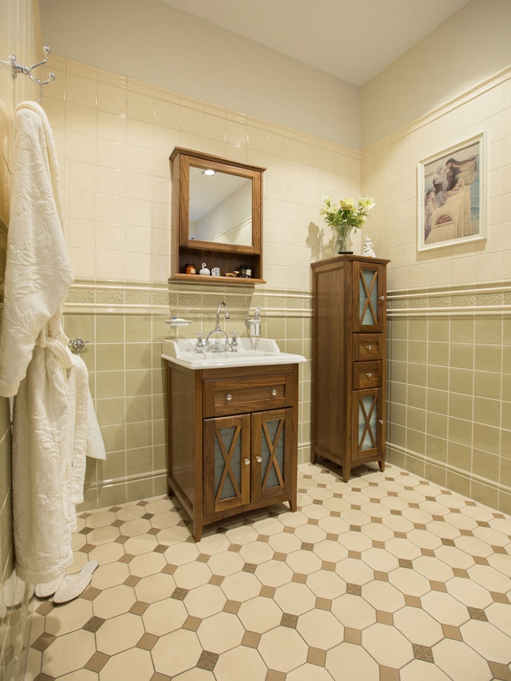 Тумба под раковину с двумя дверцами, цвет орех [EU2D] Victorian Burlington EU2D - Вид №4