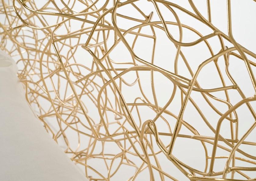 edra Двуспальная кровать из гнутой вручную стальной проволоки Corallo Crlb50 - Вид №2