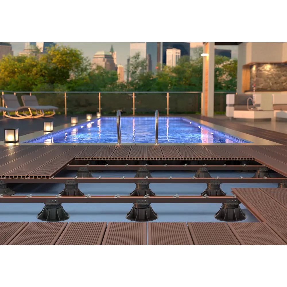 Опора для террасной доски T-Decks Professional 75-125 мм цвет черный STLM-2045327 - Вид №9