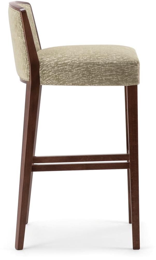 Tirolo Табурет из массива дерева и ткани со спинкой London 016 sg - Вид №3